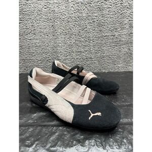 Puma Suede Speedcat Ballet Flats Black Mauve Mist 401287-02 Womens Size 8 US
